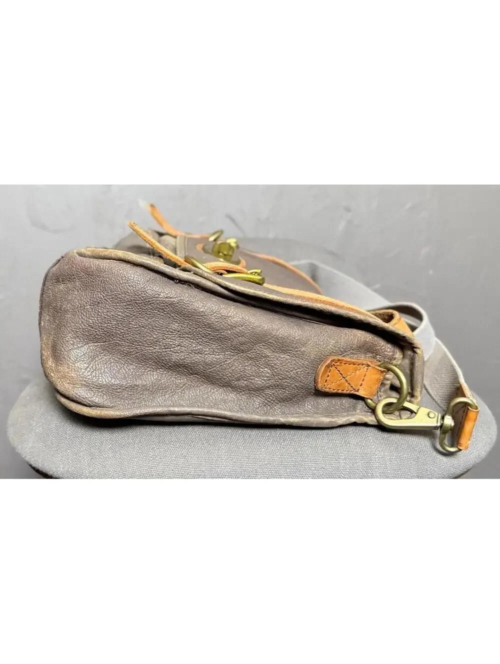 Y2K Leather Messenger Bag from FOSSIL Crossbody or Top Handle Laptop Bag